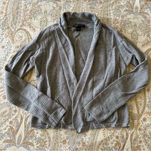 Banana Republic Cropped Cardigan - Gray, Size XS